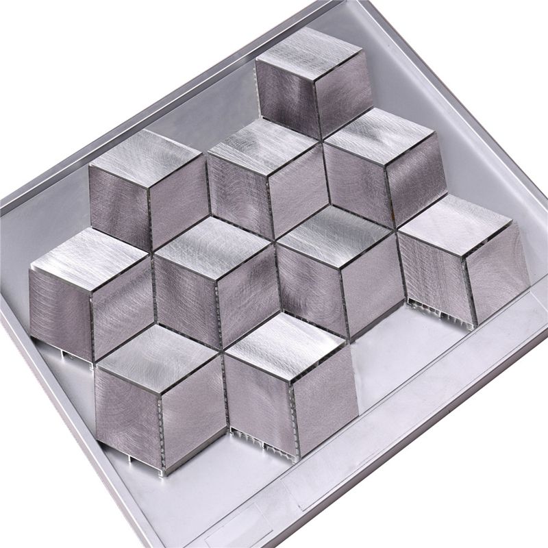 Telhas cinzentas de alumínio do revestimento de Matt para a parede da cozinha do banheiro