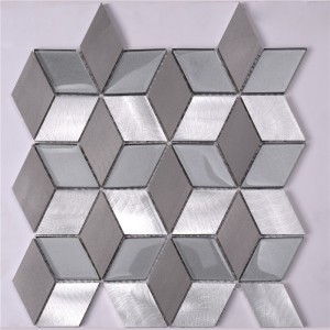 Diamante limpo fácil / telhas de mosaico dadas forma Rhombus