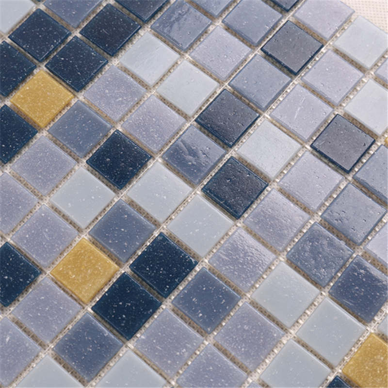 Espessura de vidro da telha de mosaico 4mm da piscina iridescente do baixo preço