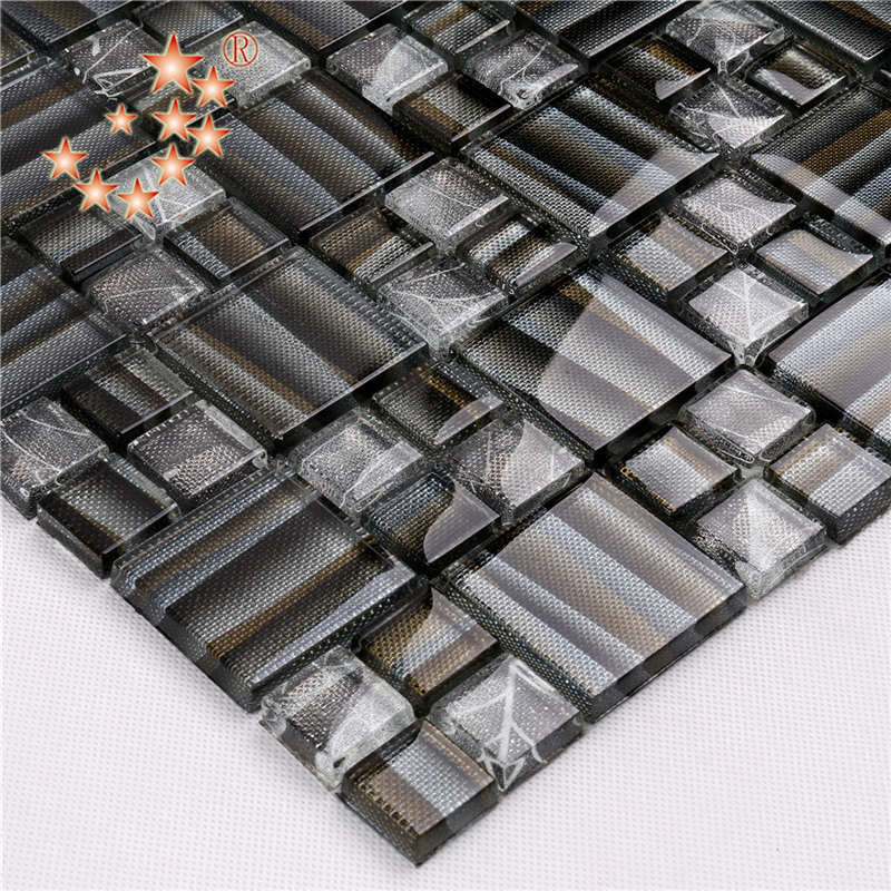 AE40 design Moderno cristal de vidro decorativo mosaik para decoração exterior